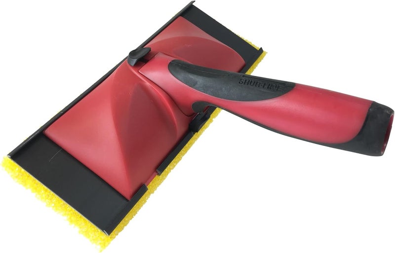 Shur-Line 3955108 Tear Resistant Deck Pad, Red/Black, 9-Inch Stain Applicator - Image 1